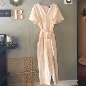 White/Cream Jumpsuit NWT